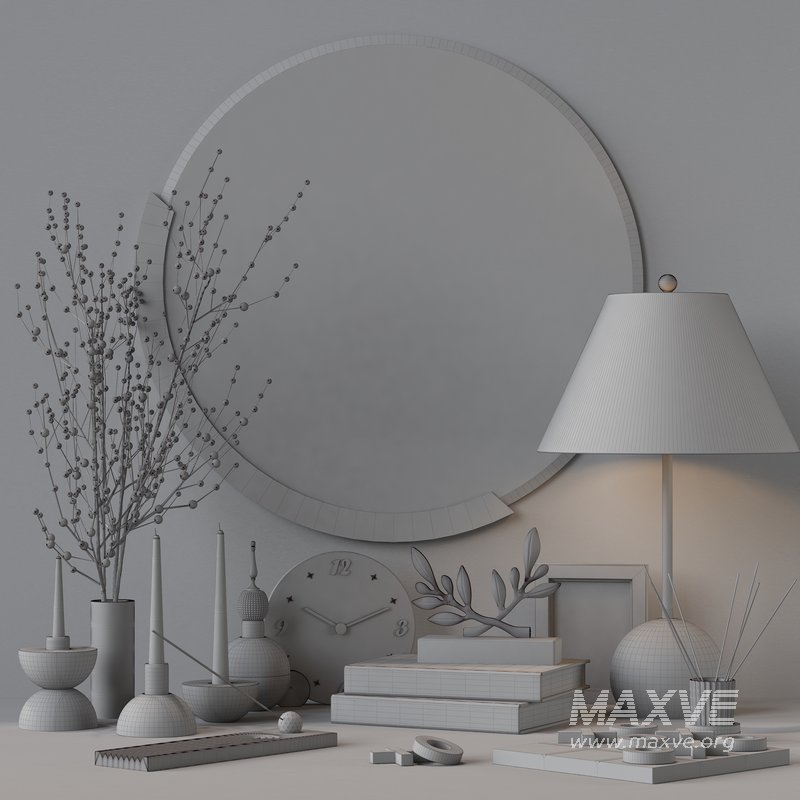 White Marble-Decorative Set - Image 4