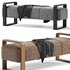 CASTANA UPHOLSTERED BENCH - Thumbnail 1
