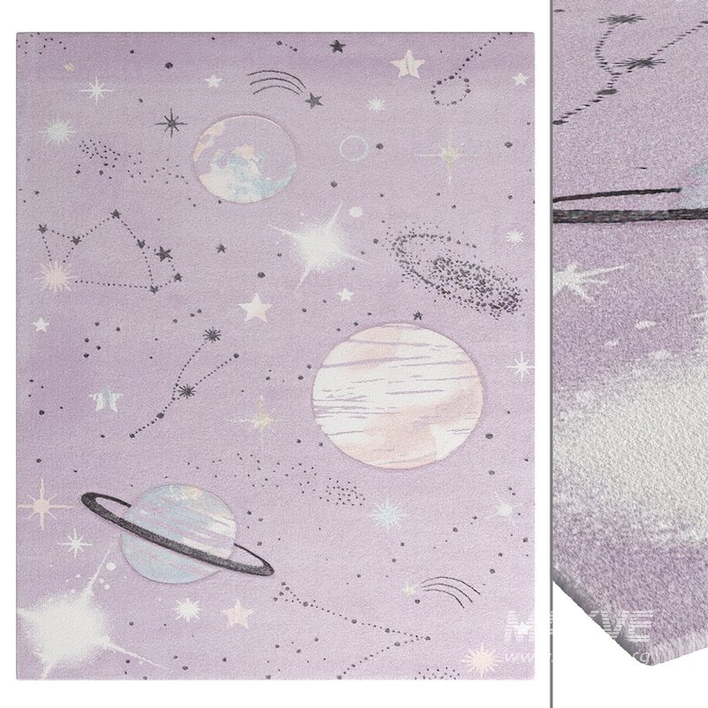 CRK122V Carousel Kids Area Rugs By SAFAVIEH - Image 1