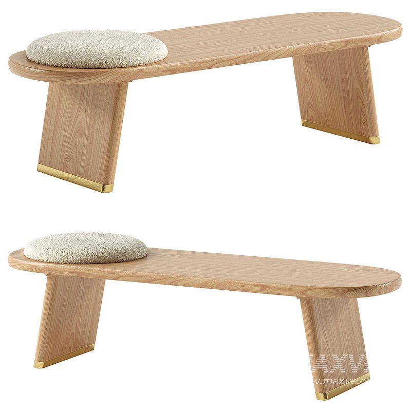 Wilder Wooden Accent Bench - Image 1