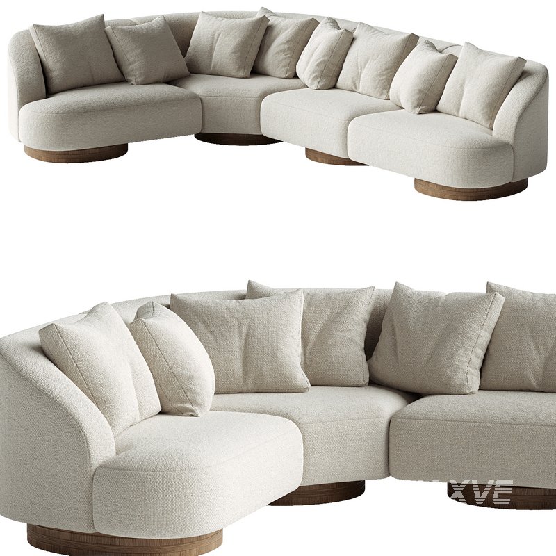 ATHENA 5-SEATER CORNER SOFA - Image 1
