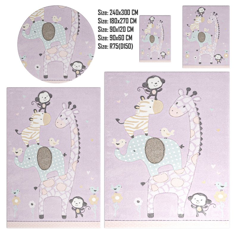 CRK120V Carousel Kids Area Rugs By SAFAVIEH - Image 4