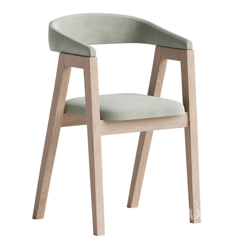 Chair Trevor Textile Gray - Image 1