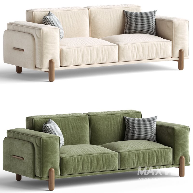 Upholstered Loveseat - Image 1