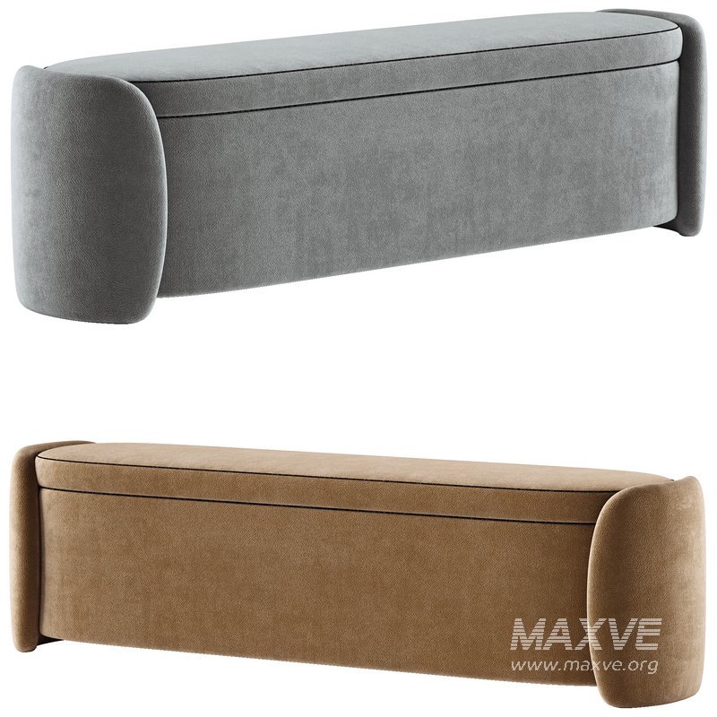 Upholstered Modern Bedroom Bench - Image 1