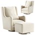 Milo Nursery Glider Chair and Ottoman - Thumbnail 1
