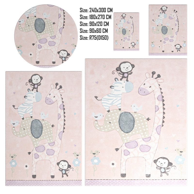 CRK120K Carousel Kids Area Rugs By SAFAVIEH - Image 3