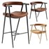Bruso Barstool & Bruso Dining Chair - Thumbnail 1