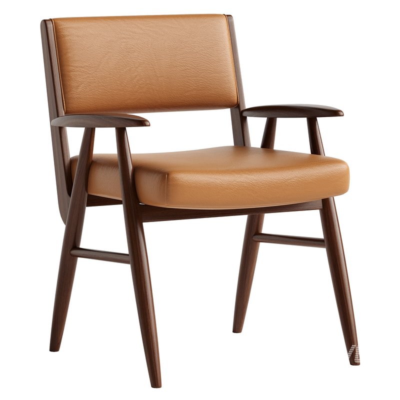 Papile Hasselt Ebony Dining Armchair - Image 1