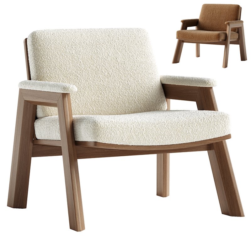 Thomas Bina Boucl Accent Chair - Image 1
