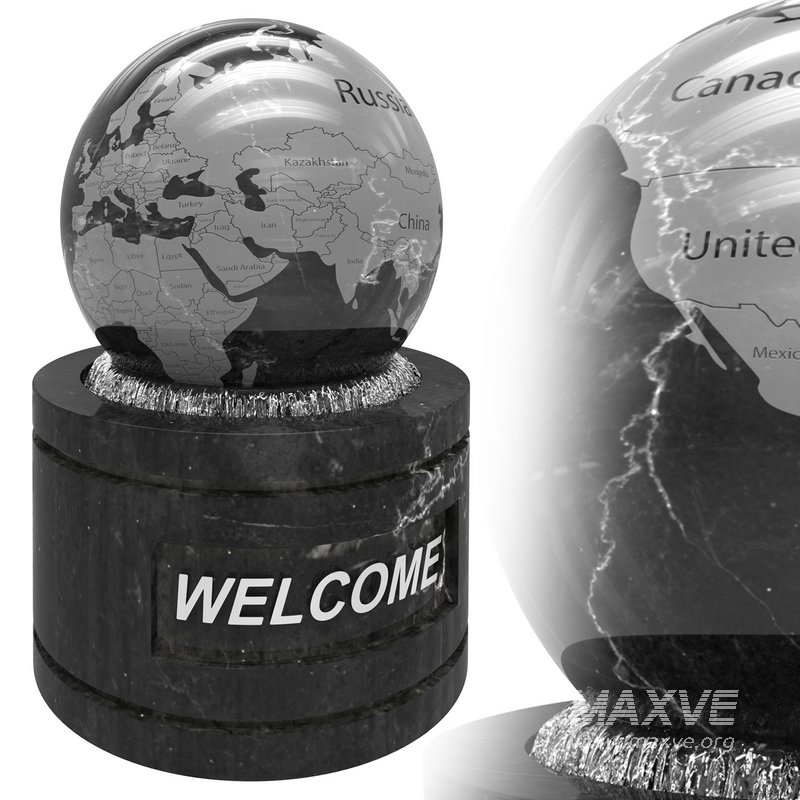 Floating Globe Fountain - Image 1