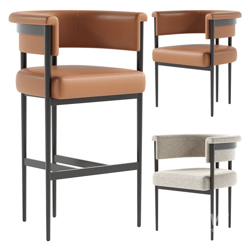 Royal Barstool & Royal Dining Chair - Image 1