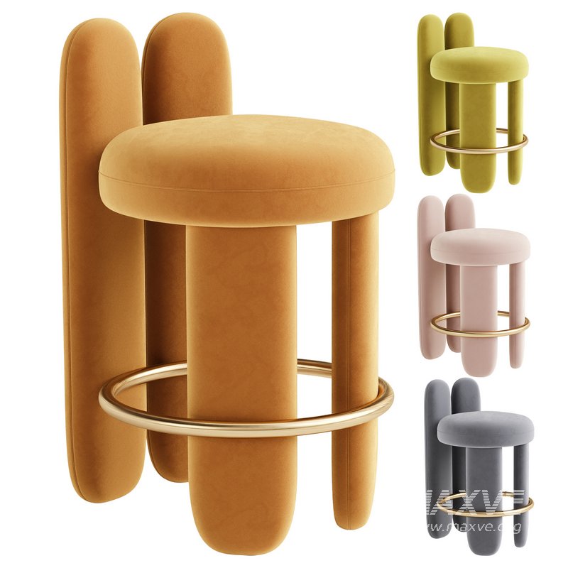 Glazy Counter Stool - Image 1