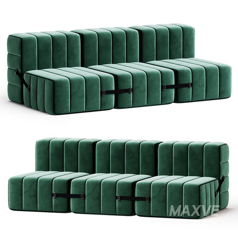 Curt Sofa System – Serpentine 3seat - Image 1