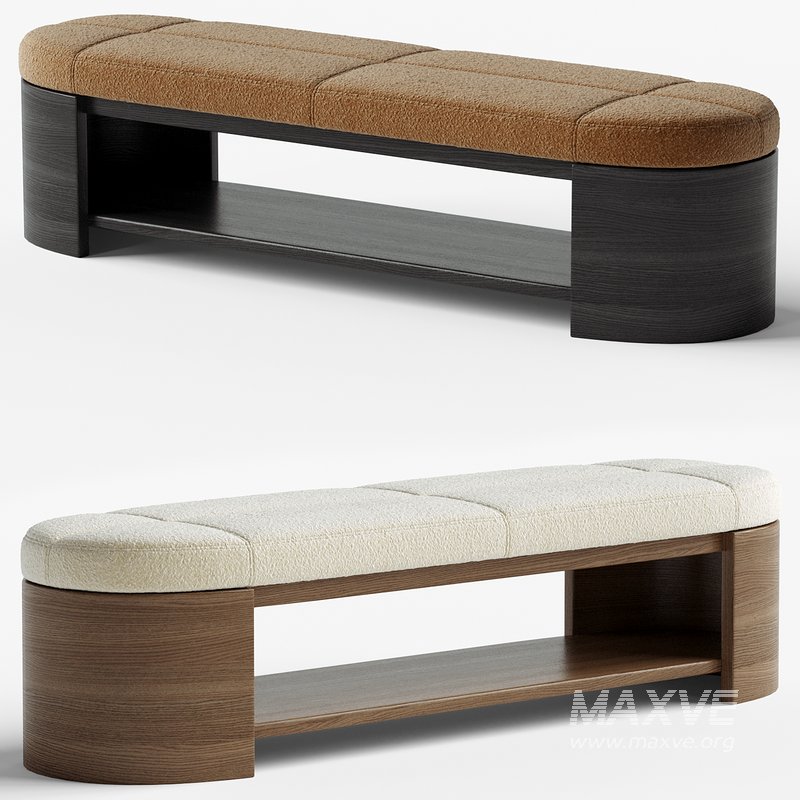 Abrigo Leather Bench - Image 1