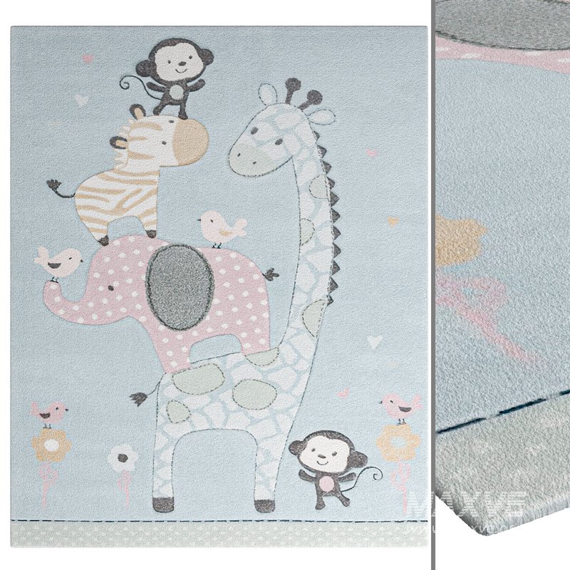CRK120K Carousel Kids Area Rugs By SAFAVIEH - Image 3