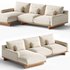 Mori Performance Fabric Chaise Sectional Sofa - Thumbnail 2