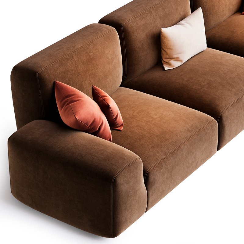 Grey modern sofa - Image 4