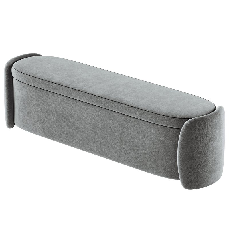 Upholstered Modern Bedroom Bench - Image 2
