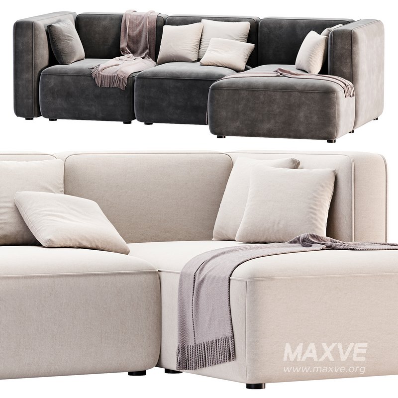BASECAMP CHAISELOUNGE right Modular Sofa by makenordic - Image 2