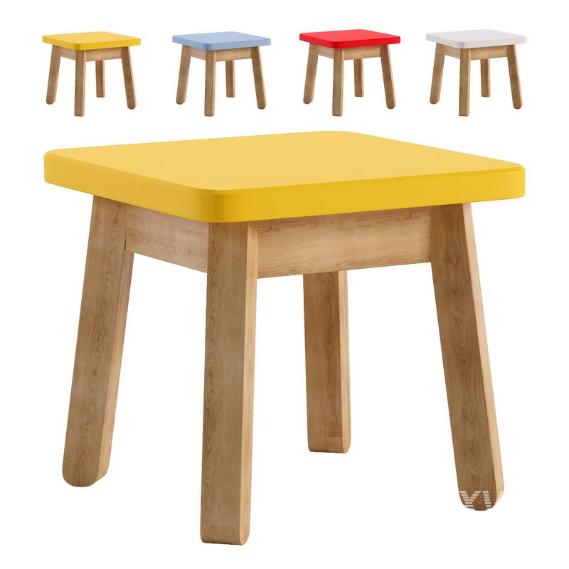 Children’s chair Ruffy White - Image 2