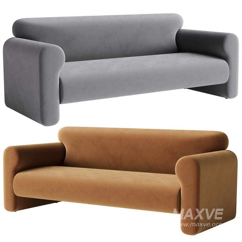 Gala Reverse Roll Arm Sofa - Image 2