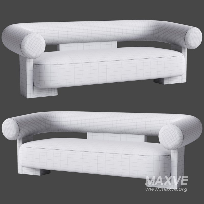 Contemporary Modern Cassete Sofa - Image 2