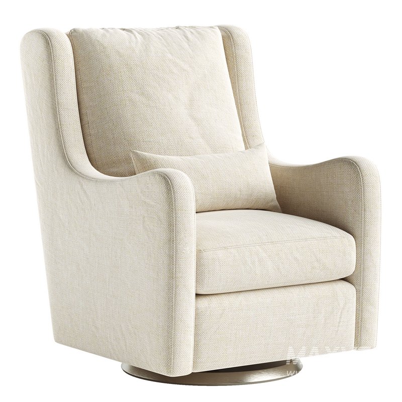 Milo Nursery Glider Chair and Ottoman - Image 3