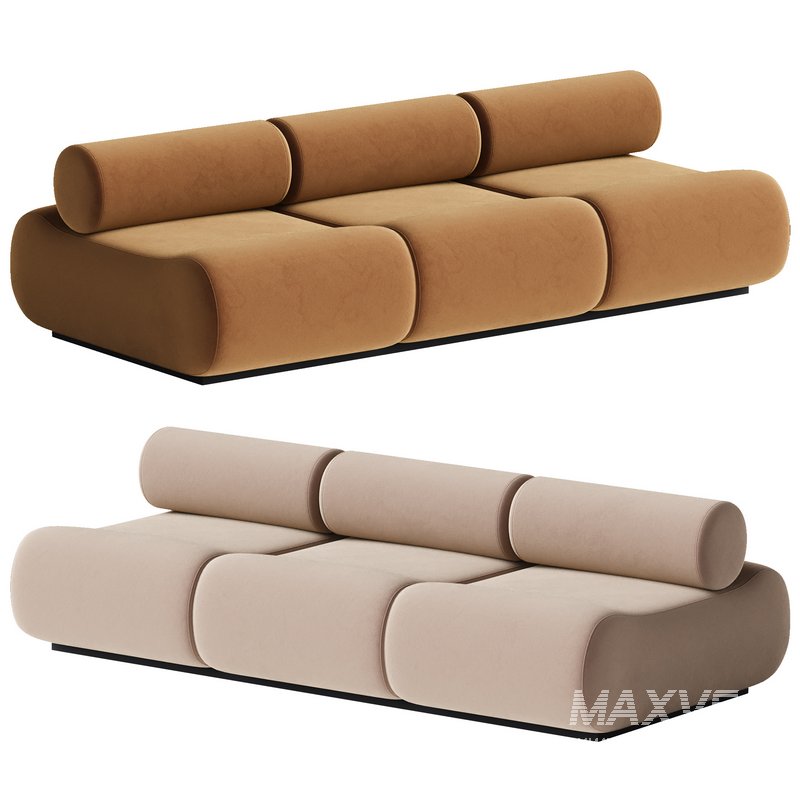 Mustard Klaus Uredat Corbi Trio sofa for COR - Image 1