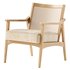 Modern Farmhouse Wood Lounge Armchair - Thumbnail 2
