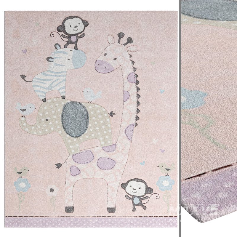 CRK120K Carousel Kids Area Rugs By SAFAVIEH - Image 1