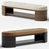 Abrigo Leather Bench - Thumbnail 2