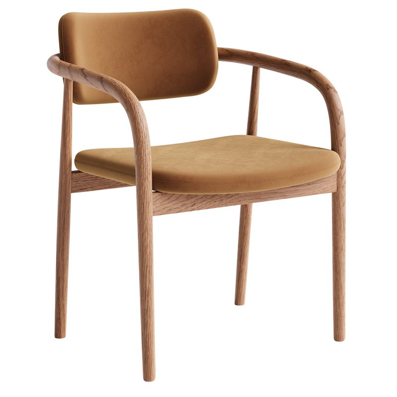 Natural Beige Dining Chair - Image 2