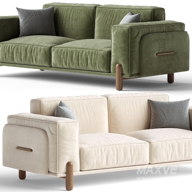 Upholstered Loveseat - Image 2