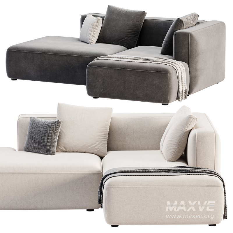 BASECAMP SMALL OPEN END right Modular Sofa by makenordic - Image 1
