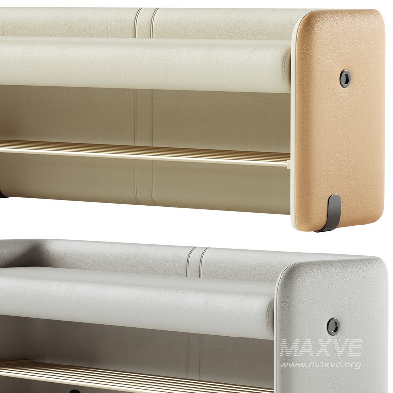 Upholstered Modern Entryway Short Bench - Image 3