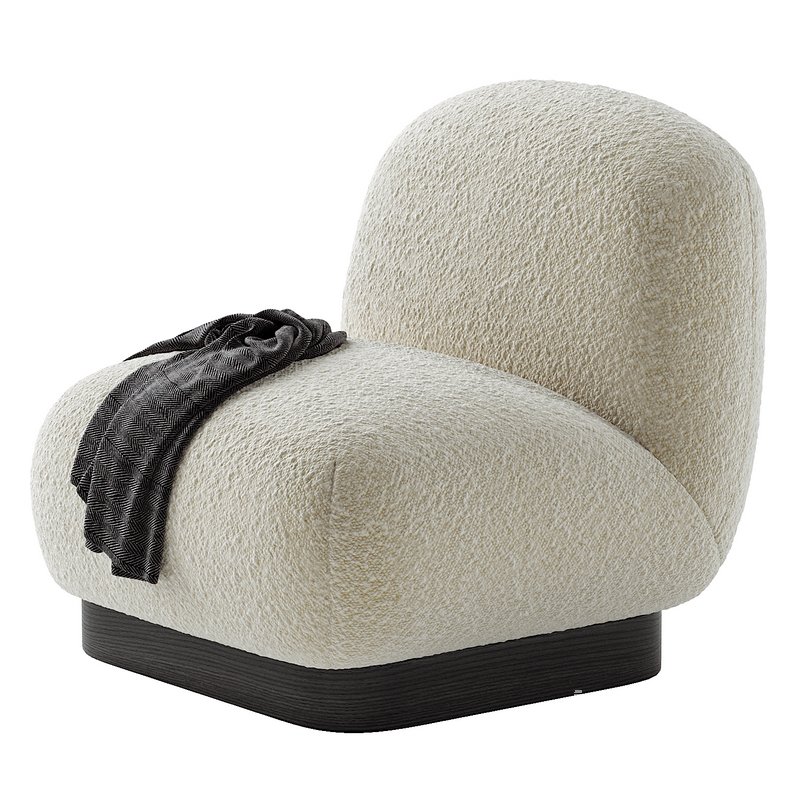 Boucle armchair Elsie - Image 3
