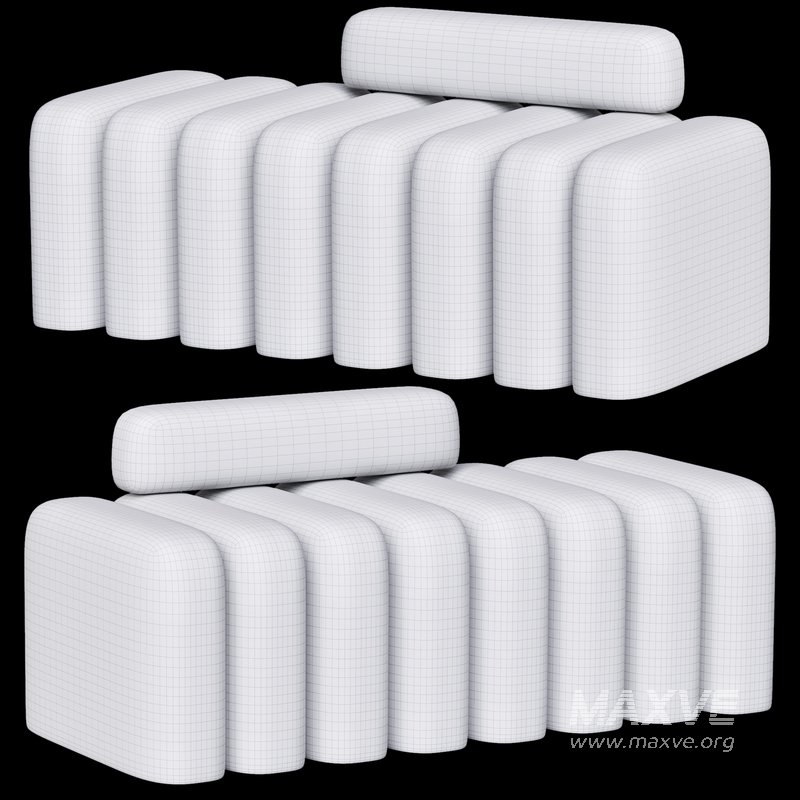 Sofa Solid 2 Seater - Image 3