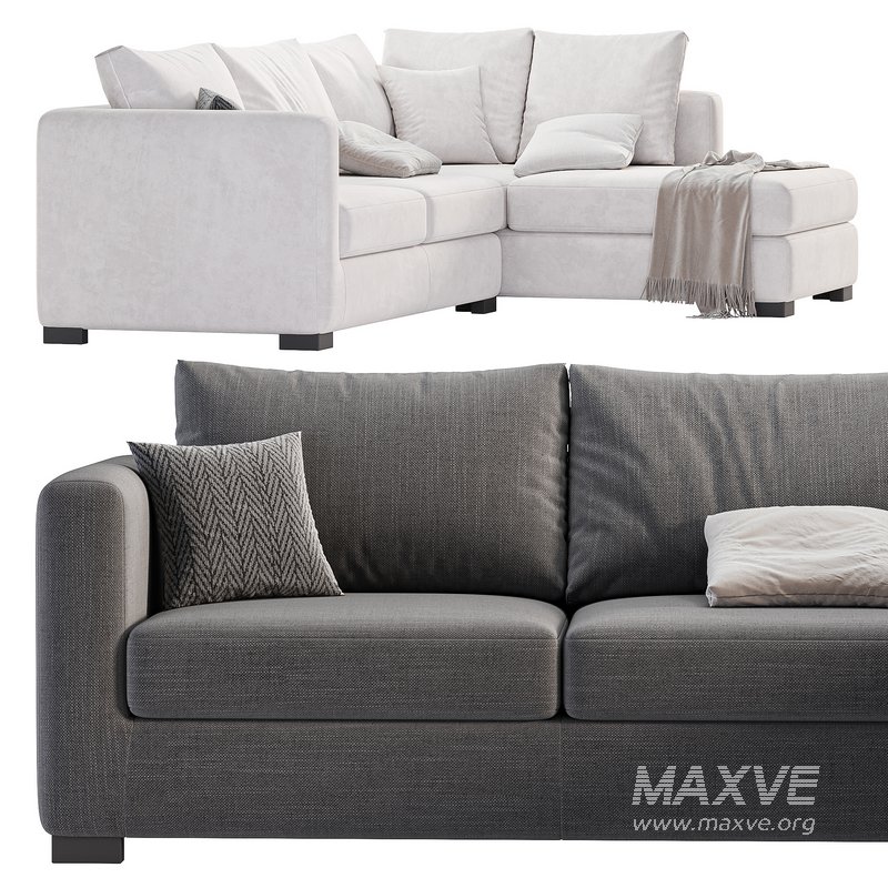 Blake Large Open End Corner Sofa by loomloft, sofas - Image 2