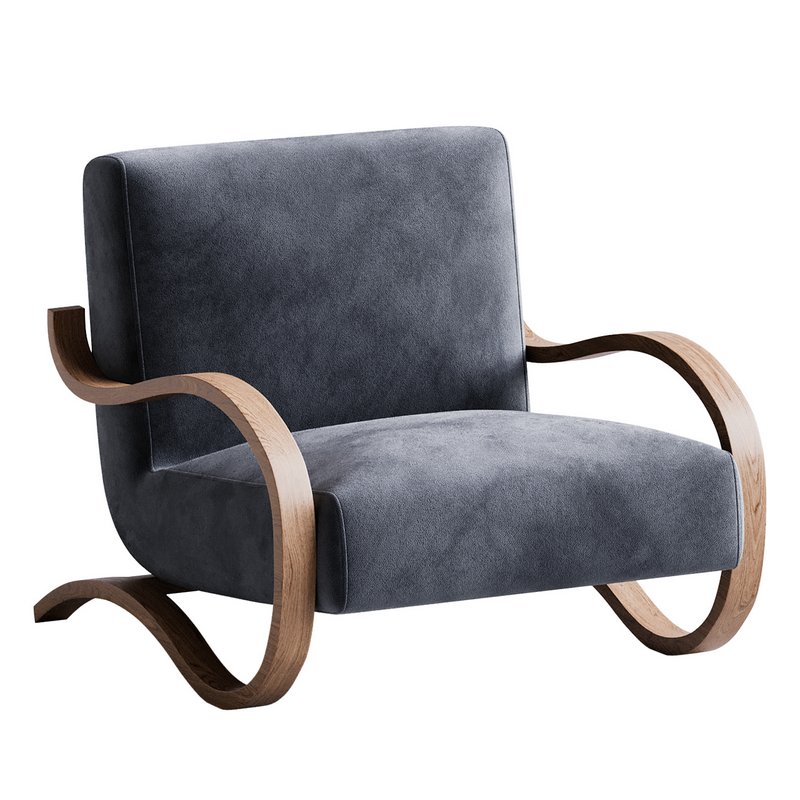 Herbin Leather Lounge Chair - Image 3