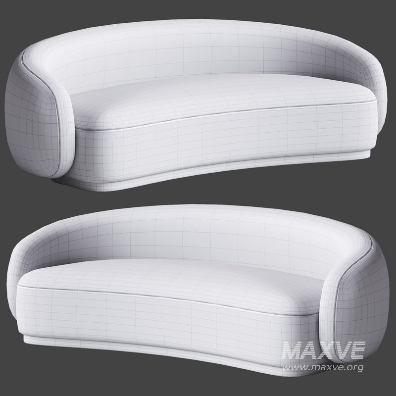 Kendall Velvet Sofa - Image 3