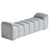 With Arms Upholstered Scandinavian Bedroom Bench - Thumbnail 2