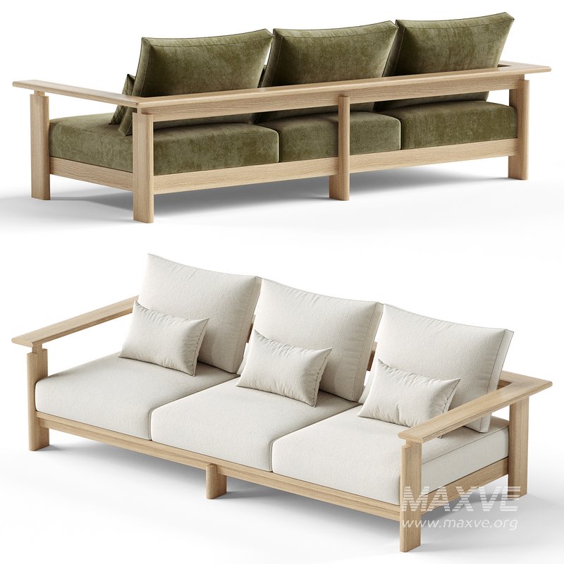 Samsa Three-seat Sofa - Image 1