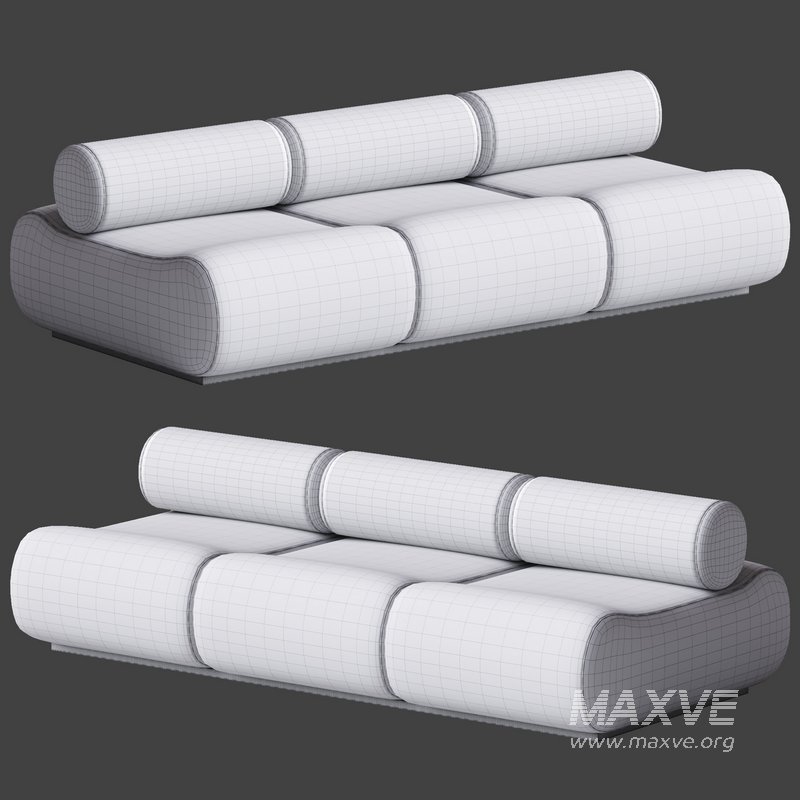 Mustard Klaus Uredat Corbi Trio sofa for COR - Image 2