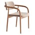 Natural Beige Dining Chair - Thumbnail 3