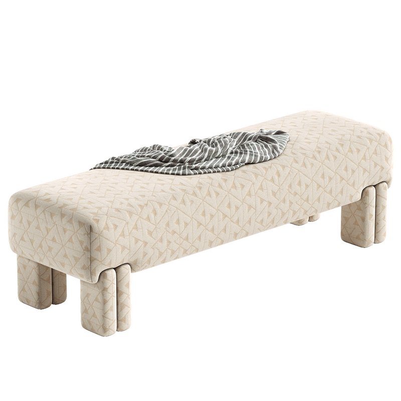 LESLEE UPHOLSTERED BENCH - Image 2
