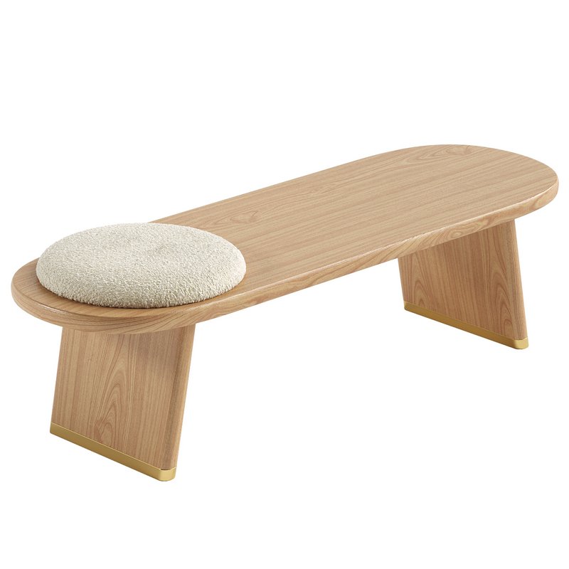 Wilder Wooden Accent Bench - Image 4