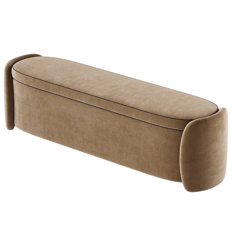 Upholstered Modern Bedroom Bench - Image 3