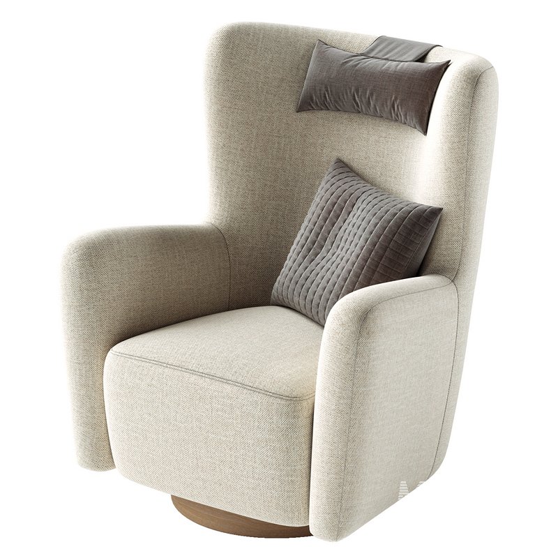 Colette Swivel Armchair - Image 3