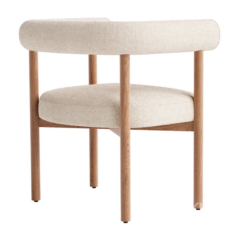 Mazz Boucle Dining Chair - Image 3